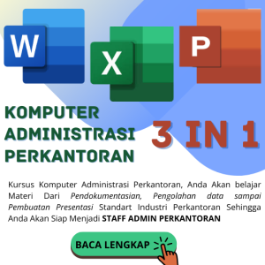 KOMPUTER ADMIN PERKANTORAN 3 IN 1